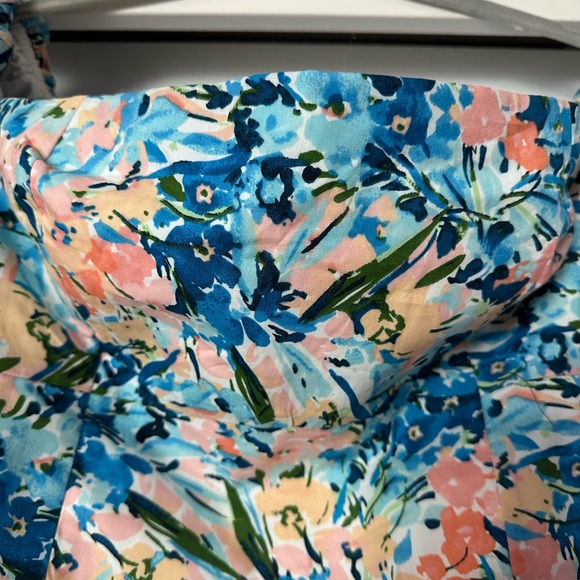 Abercrombie & Fitch cropped puff sleeve shoulder top - Picture 4 of 4